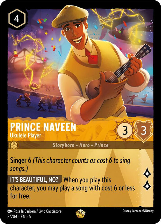 #3- Shimmering Skies- Prince Naveen: Ukulele Player