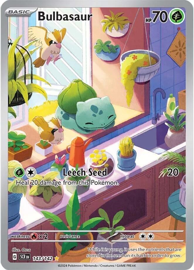 #133 Stellar Crown - Bulbasaur (LP)