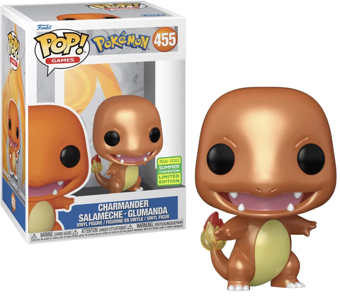 #455 Charmander Funko 2022 Summer Convention Limited Edition