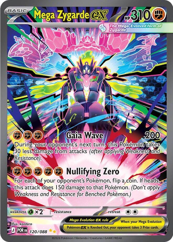 #120 Perfect Order- Mega Zygarde EX