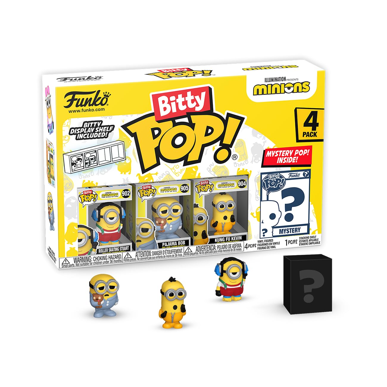 Funko Bitty Pop Minion 4 Pack Assorted