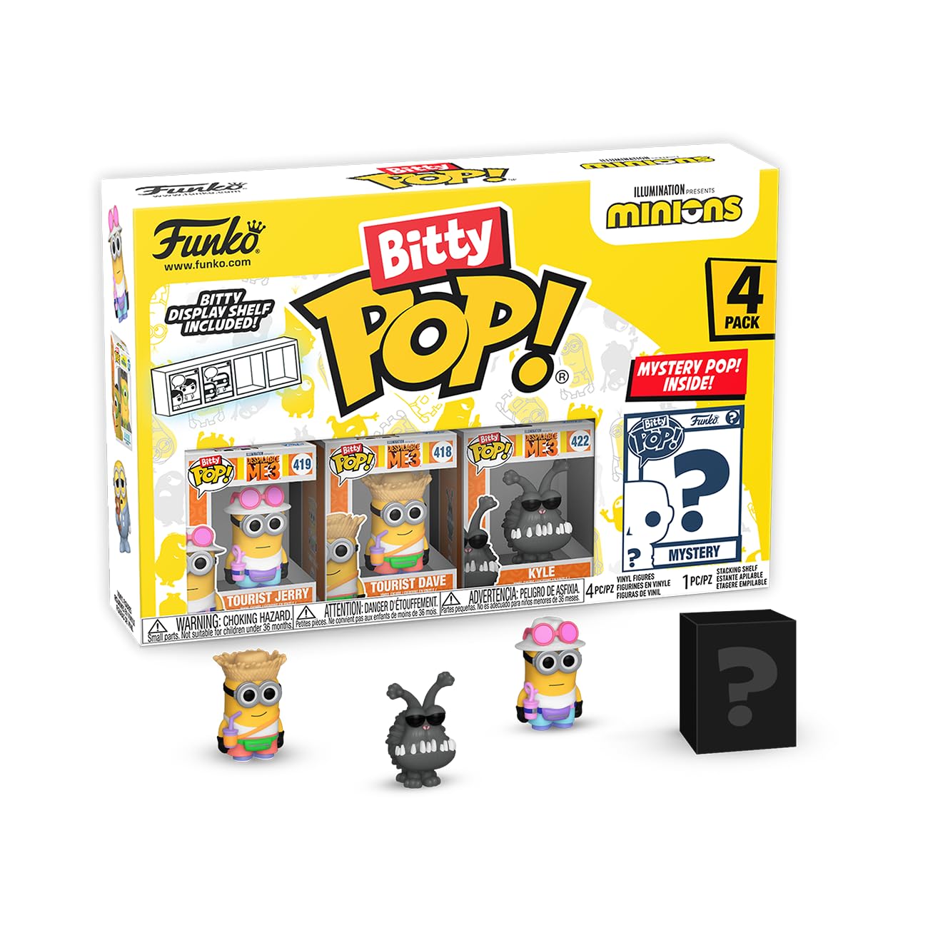Funko Bitty Pop Minion 4 Pack Assorted