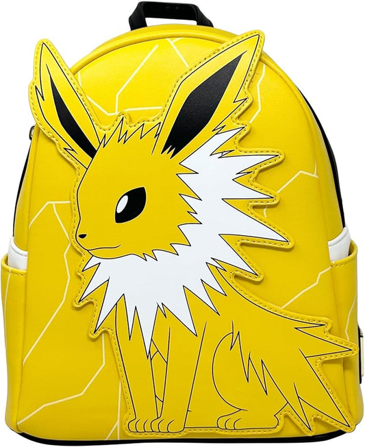 Pokemon Jolteon Cosplay Double Strap Shoulder Bag Purse, Yellow, Medium