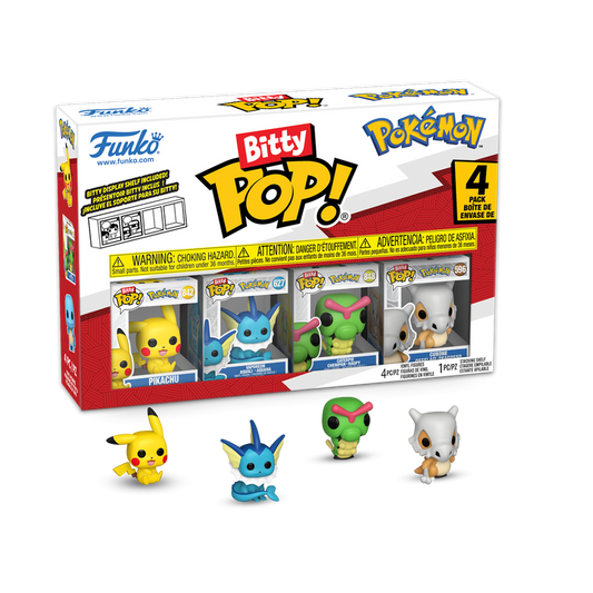 Funko Bitty Pop Pokemon 4 Pack- Pikachu