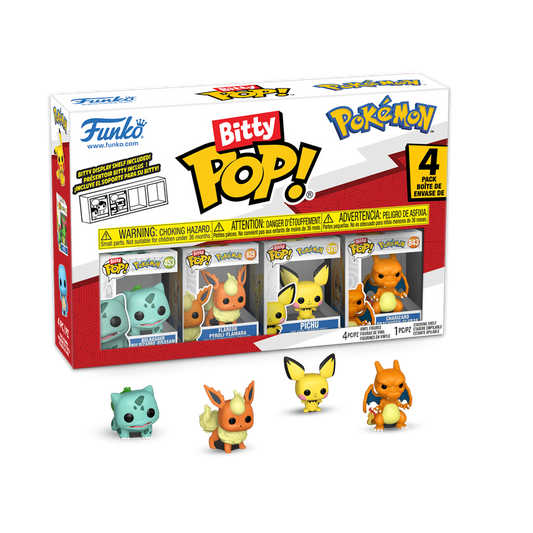 Funko Bitty Pop Pokemon 4 Pack- Bulbasaur