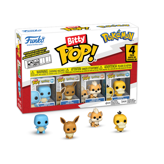 Funko Bitty Pop Pokemon 4 Pack- Squirtle