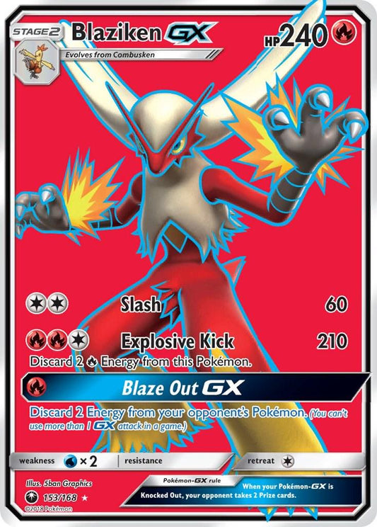 #153 Celestial Storm- Blaziken GX