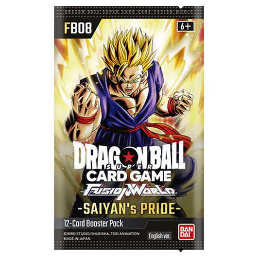 DBS FUSION WORLD FB08 - SAIYAN'S PRIDE BOOSTER PACK
