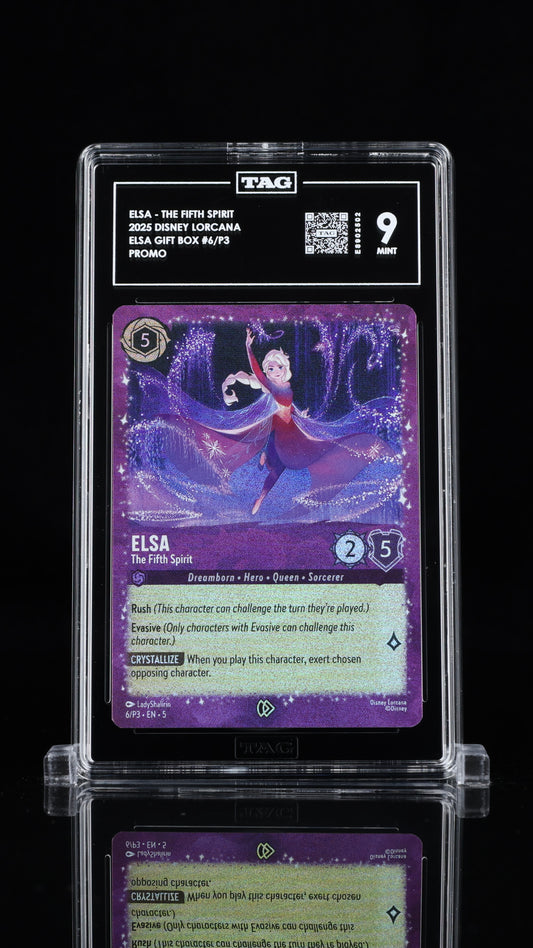 Elsa - The Fifth Spirit #6/P3 Lorcana Elsa Gift Box - TAG 9