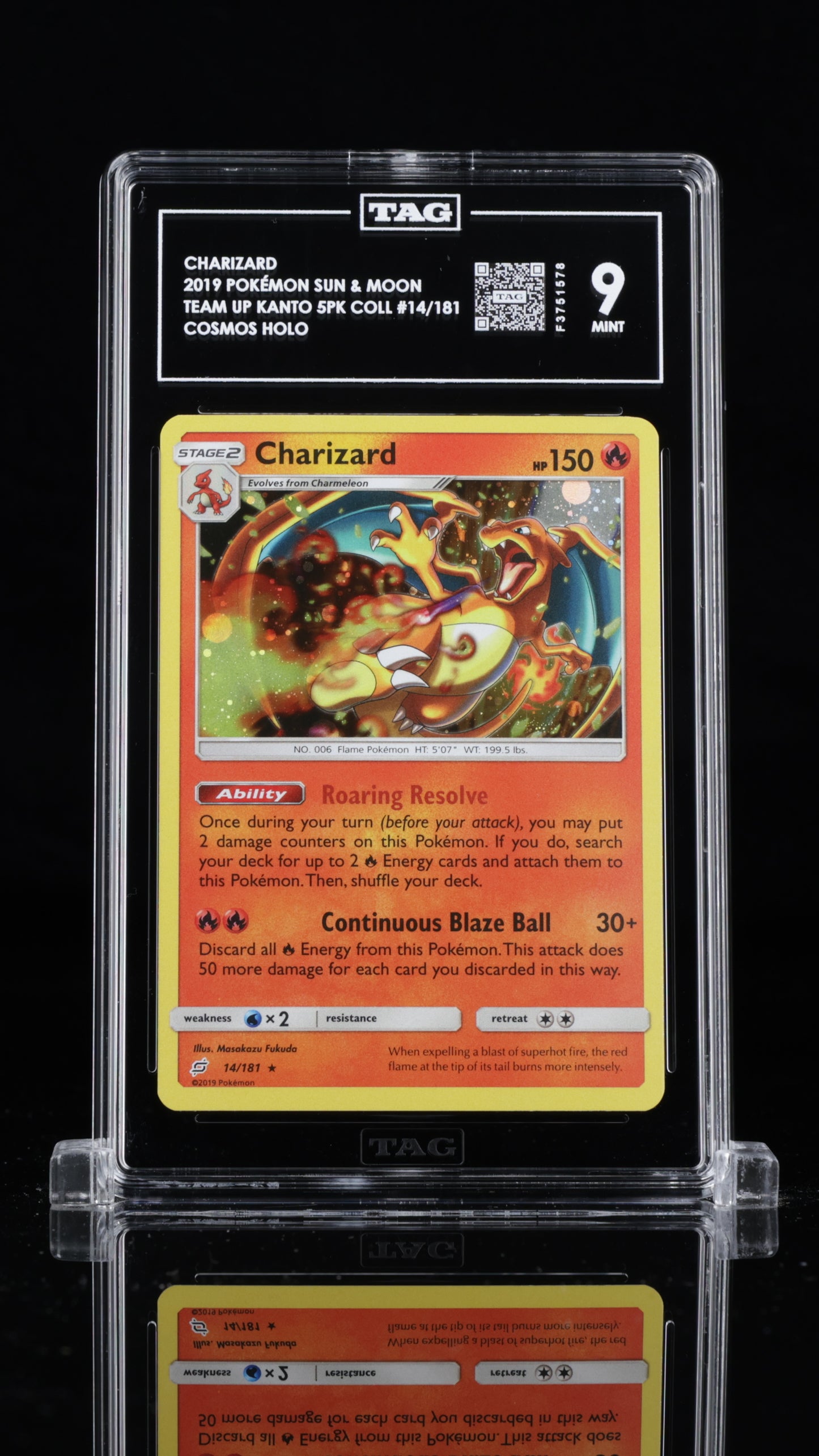 Charizard - #14 Team up - TAG 9