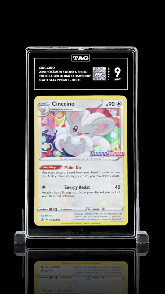 #SWSH009 Cinccino - Sword & Shield PROMO - Tag 9