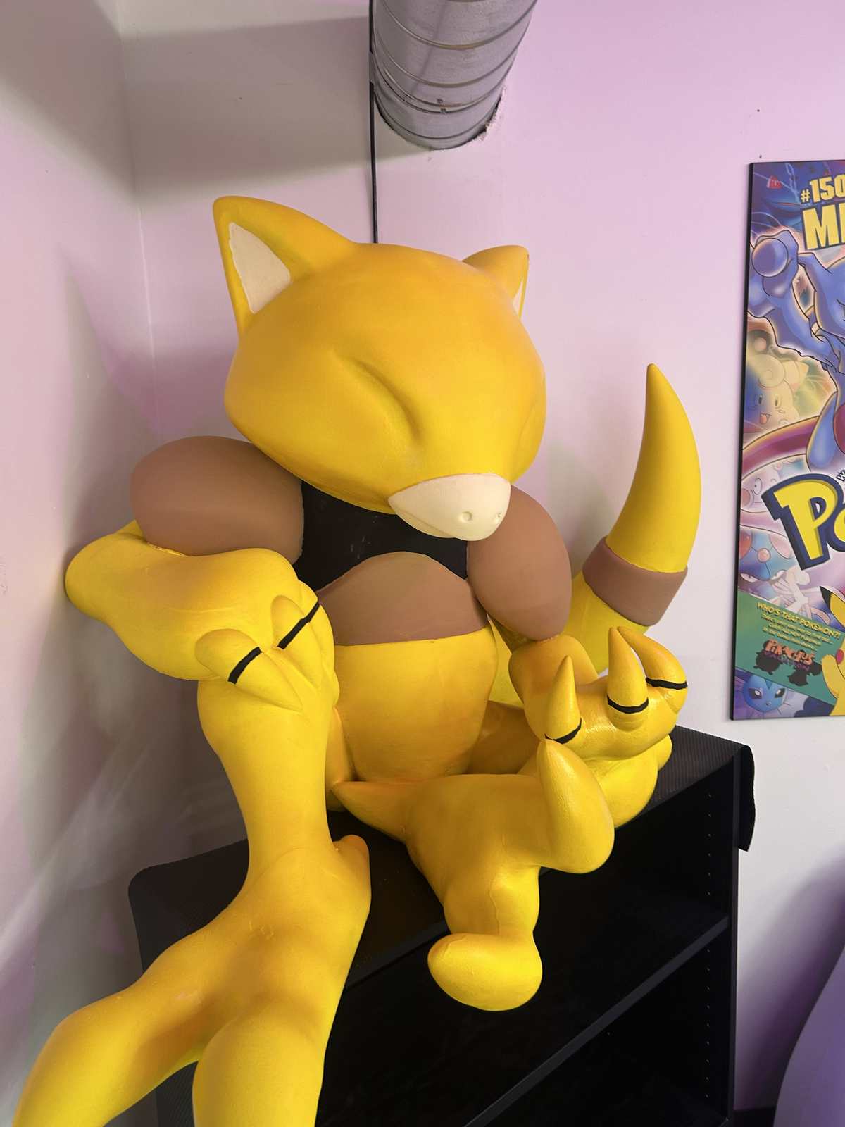 Abra - Life Size, 3ft tall, 4 feet wide.