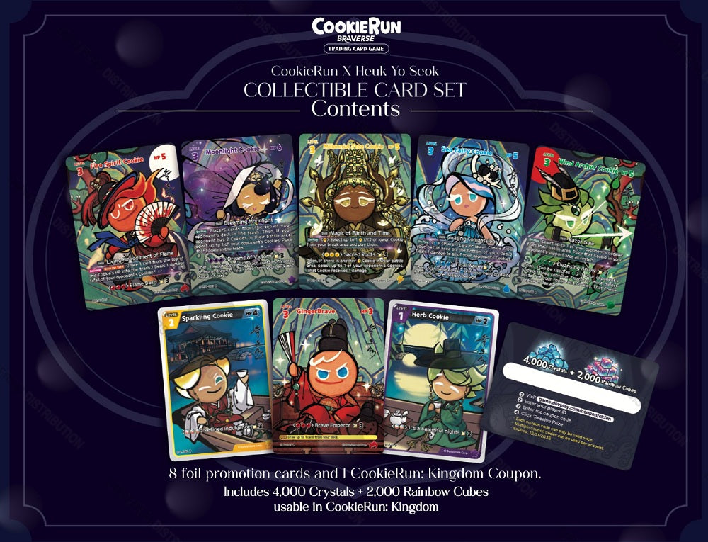 Cookierun TCG Obsidian Collectible Card Set