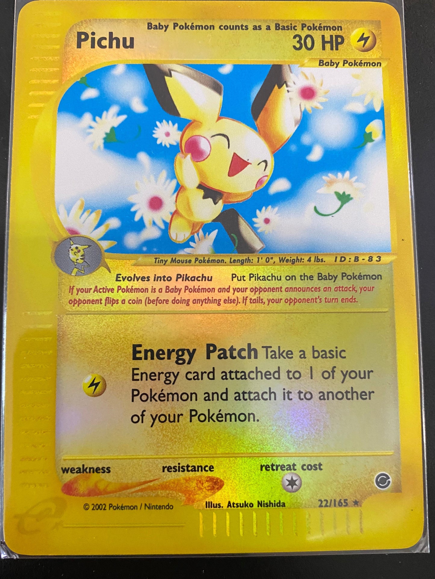 #22 Expedition- Pichu Reverse Holo (MP)