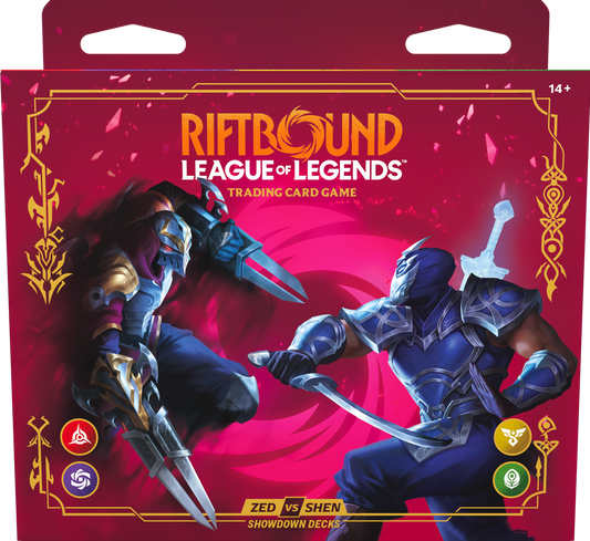 Riftbound League of Legends Unleashed Vendetta Zed Vs. Shen