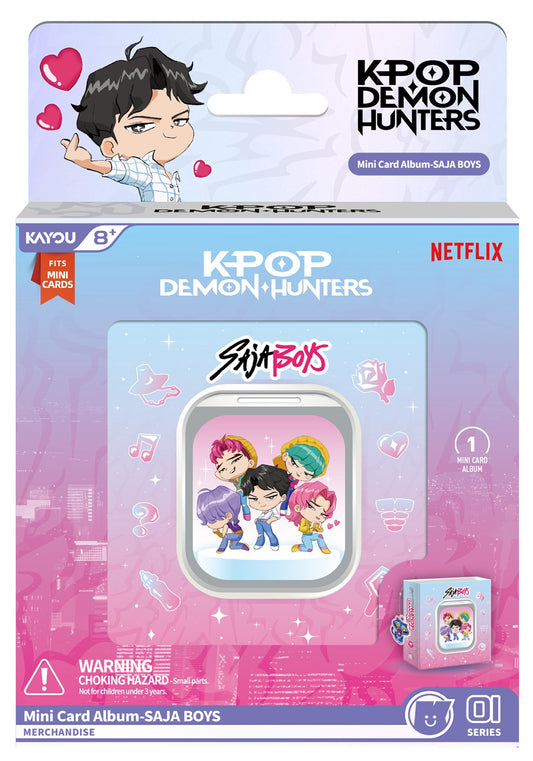 K Pop Demon Hunters Card Album SAJA Boys