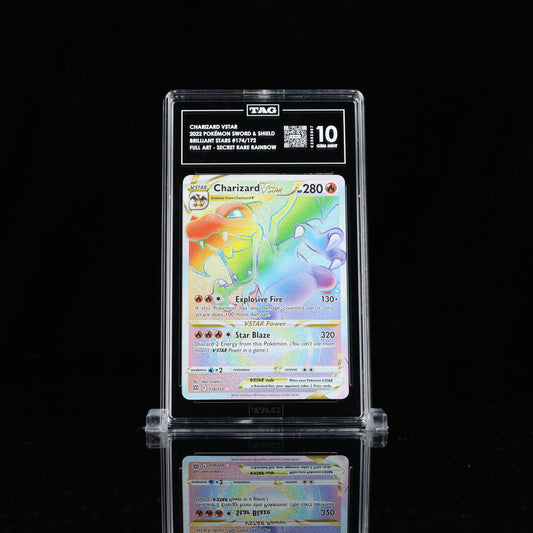 Charizard Vstar #174- Brilliant Stars- Tag 10