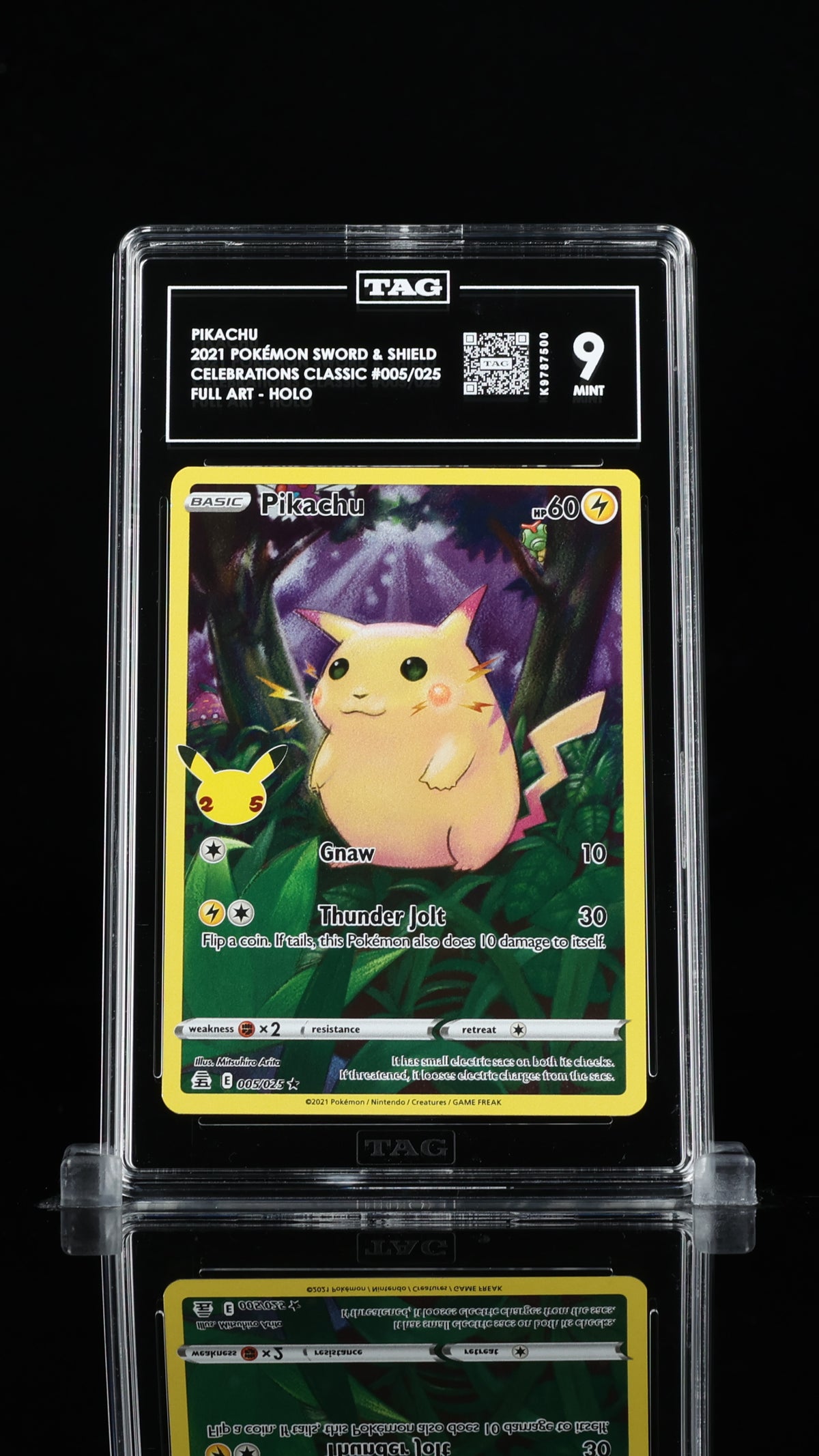 Pikachu - #005 Celebrations - TAG 9