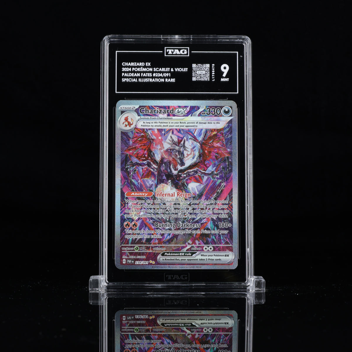 #234 Paldean Fates - Charizard ex - TAG 9