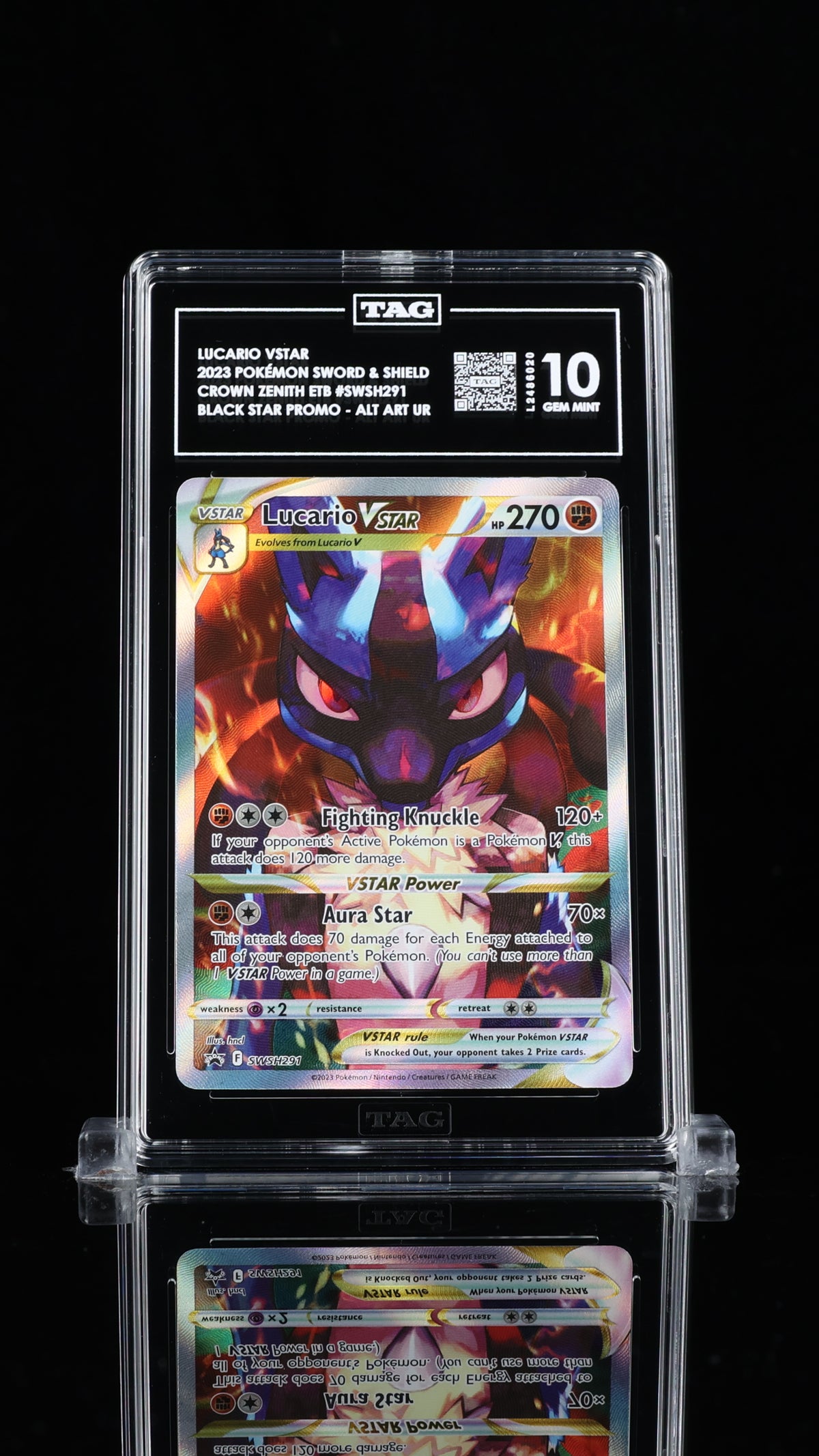 Lucario VSTAR - #SWSH291 Sword & Shield Promo - TAG 10