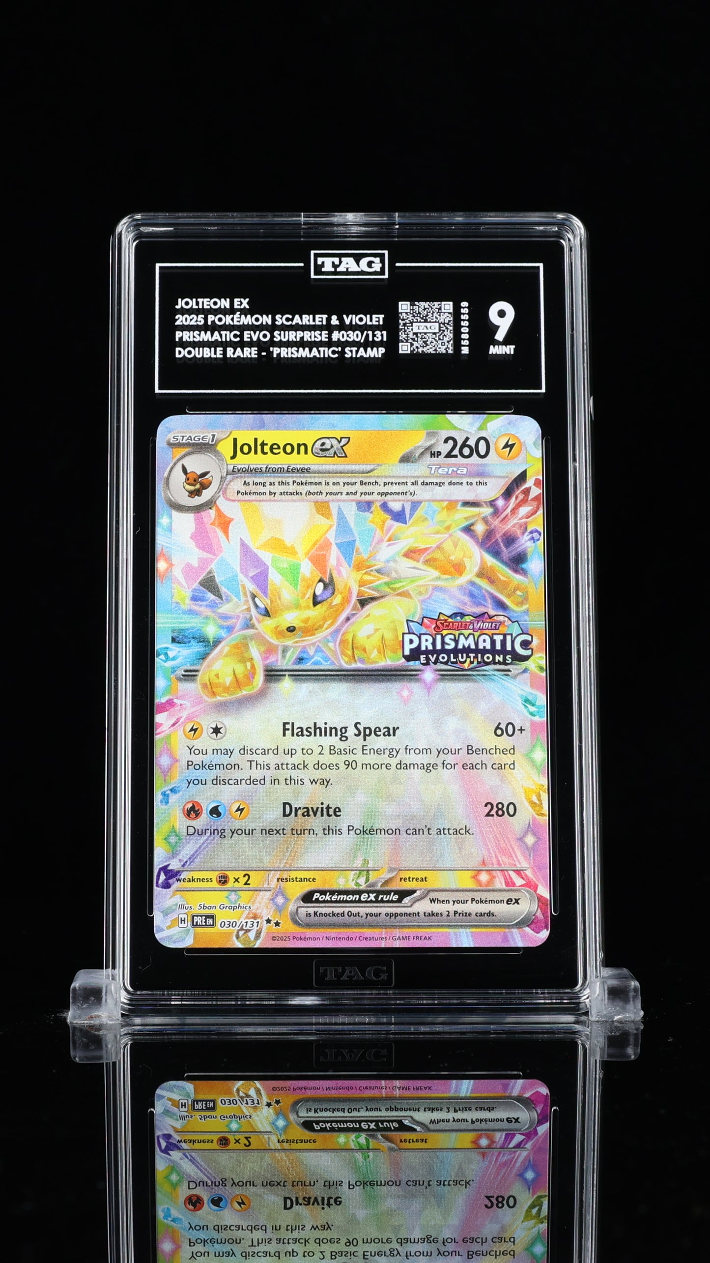 Jolteon Ex - #30 Prismatic Stamped - Tag 9
