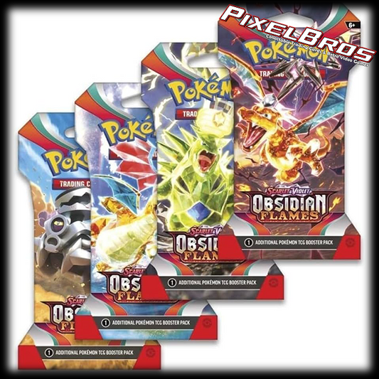 Obsidian Flames Sleeved Booster Pack