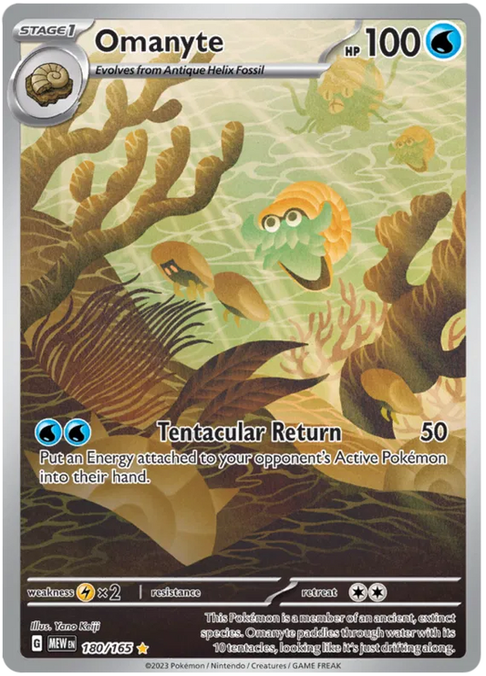 #180 Scarlet & Violete - Omanyte