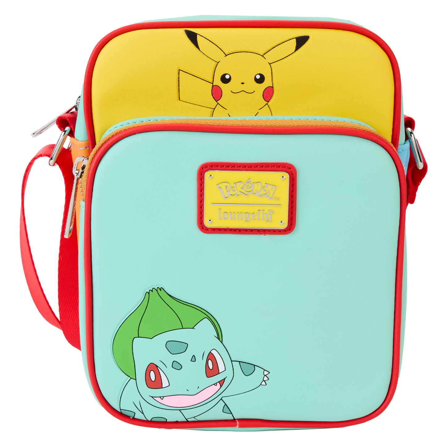 Pokémon Color Block Starters Crossbody Bag