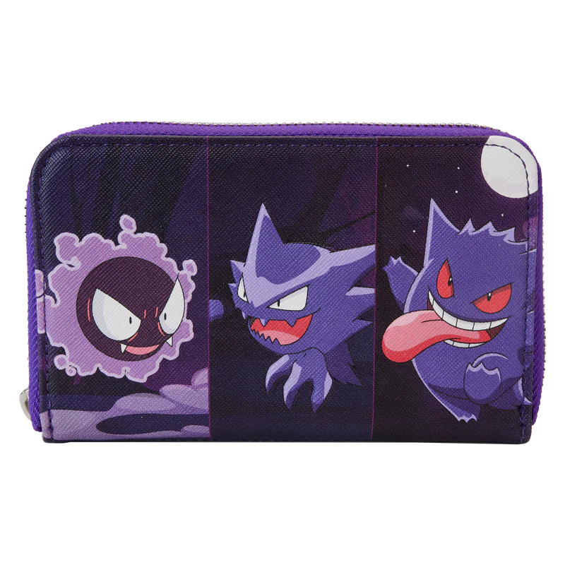 Pokemon Gengar Evolution Triple Pocket wallet