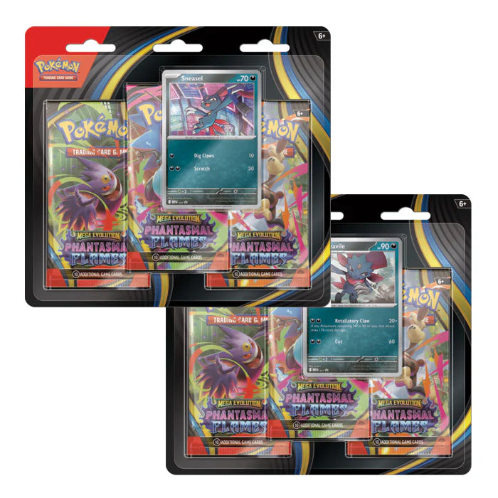 Pokemon - Phantasmal Flames - 3 Pack Blister
