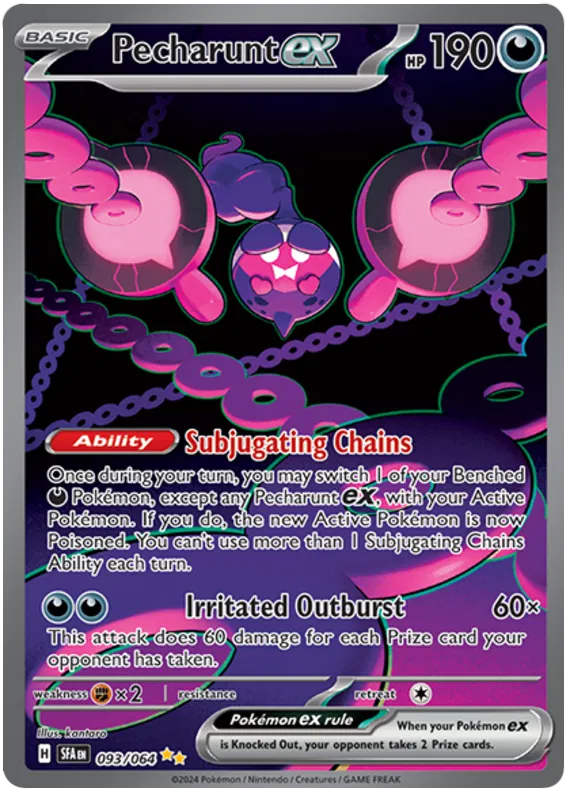 #093 Shrouded Fable - Pecharunt EX