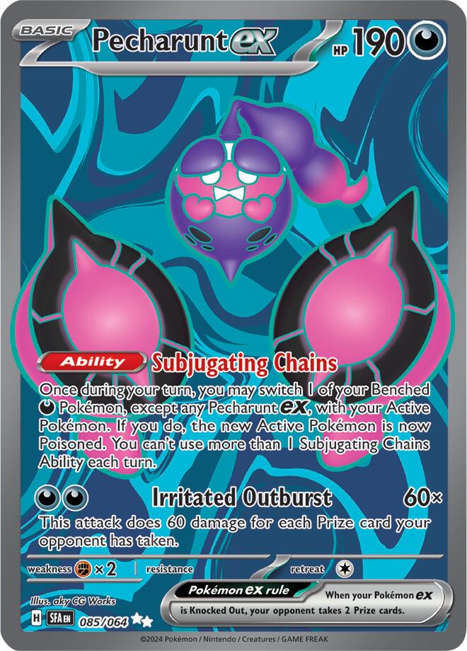 #085 - Shrouded Fable - Pecharunt EX