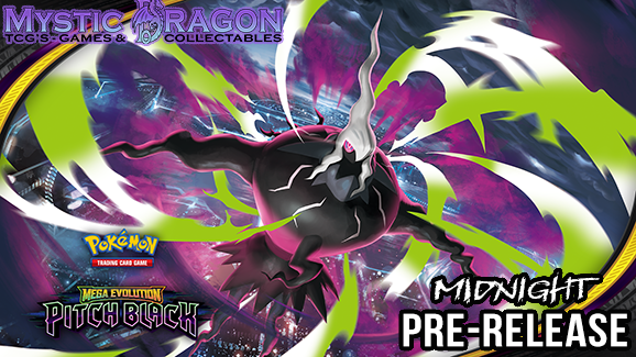 Pokemon Pitch Black Midnight Pre-Release Saturday July 4th @ 12AM