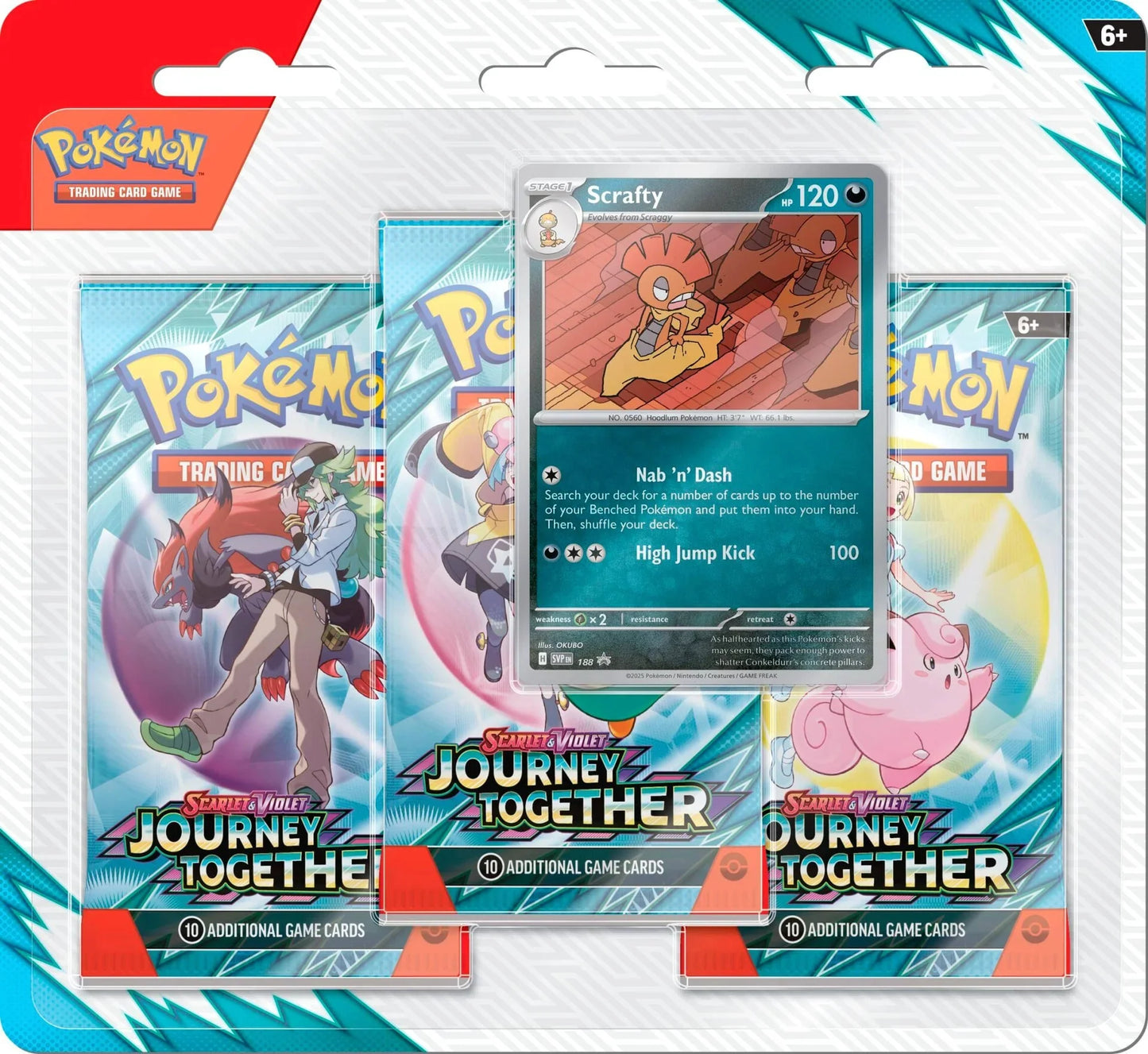 Pokemon - Scarlet & Violet - Journey Together - 3 Pack Blister