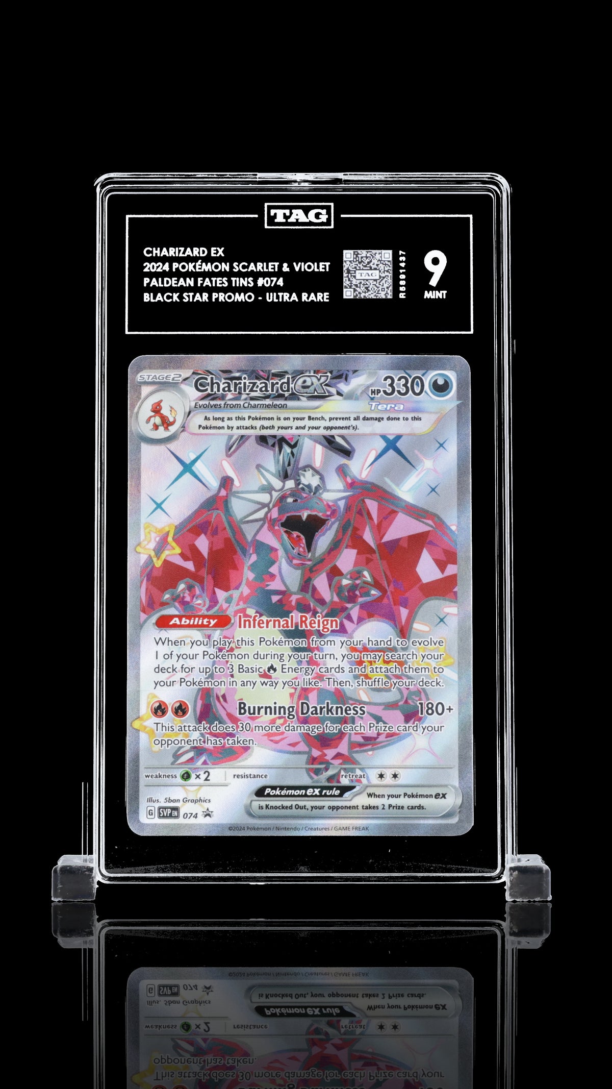 Charizard ex - 074 Scarlet & Violet Promos - TAG 9