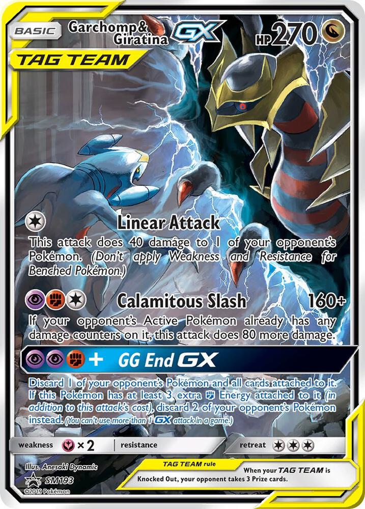 #SM193 Promo - Garchomp & Giratina GX