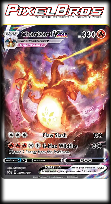 #SWSH261 Sword & Shield Promo  - Charizard VMax(DAMAGED)