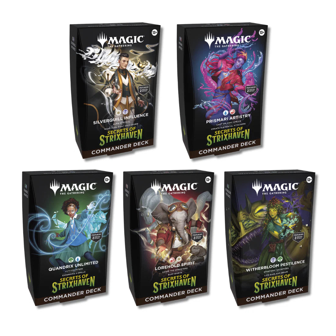 Magic The Gathering Strixhaven Commander Decks