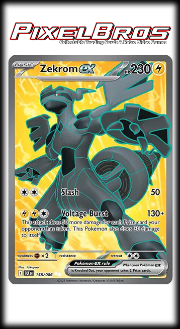 #158 - Black Bolt - Zekrom Ex