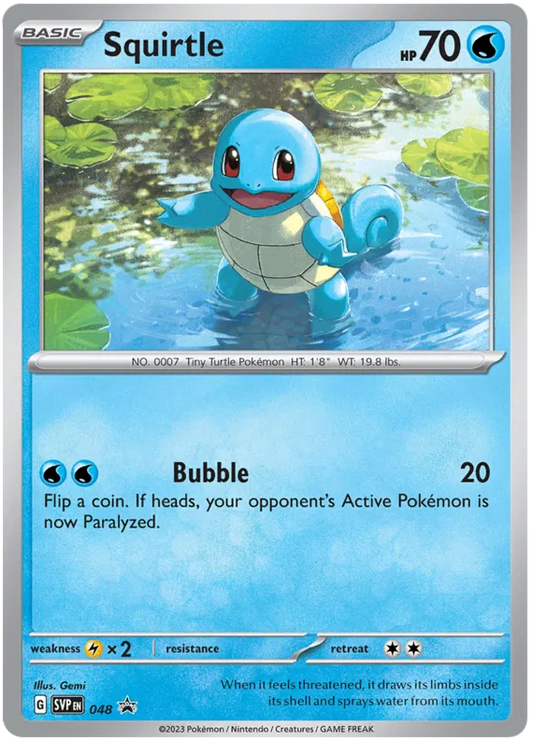#SVP 048 Scarlet & Violet Promos - Squirtle
