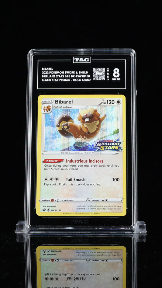 Bibarel - #SWSH188 Brilliant Stars Prerelease Promo - TAG 8