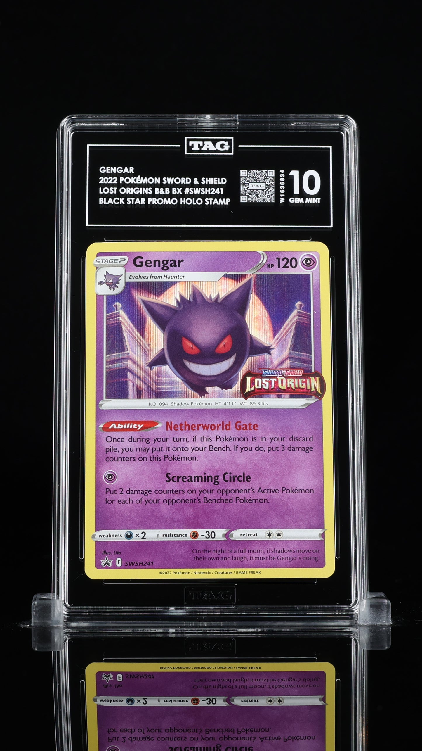 Gengar - #SWSH241 Lost Origin Build and Battle Promo - TAG 10