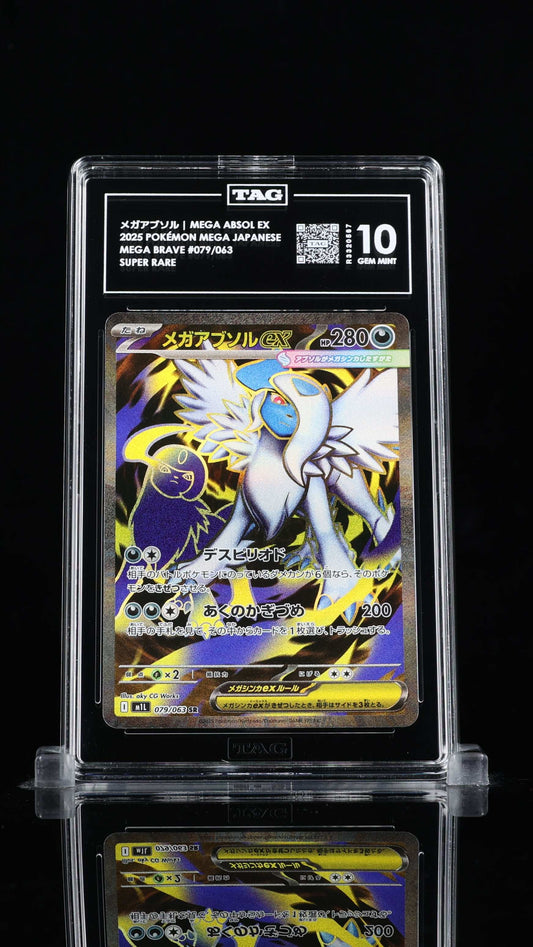 Mega Absol Ex-#79 Japanese Mega Brave- TAG 10