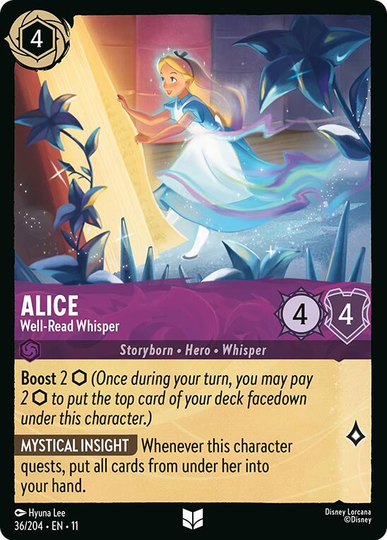 #36 Winterspell- Alice Well: Read Whisper (Foil)
