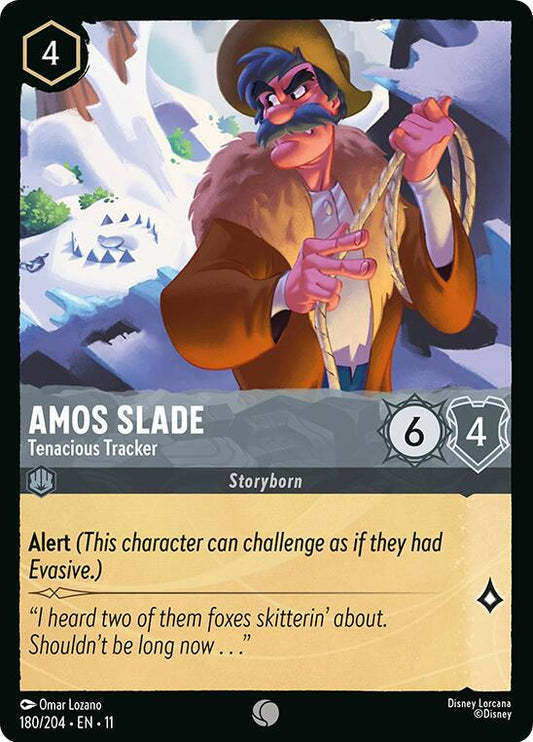 #180 Winterspell- Amos Slade: Tenacious Tracker (Foil)