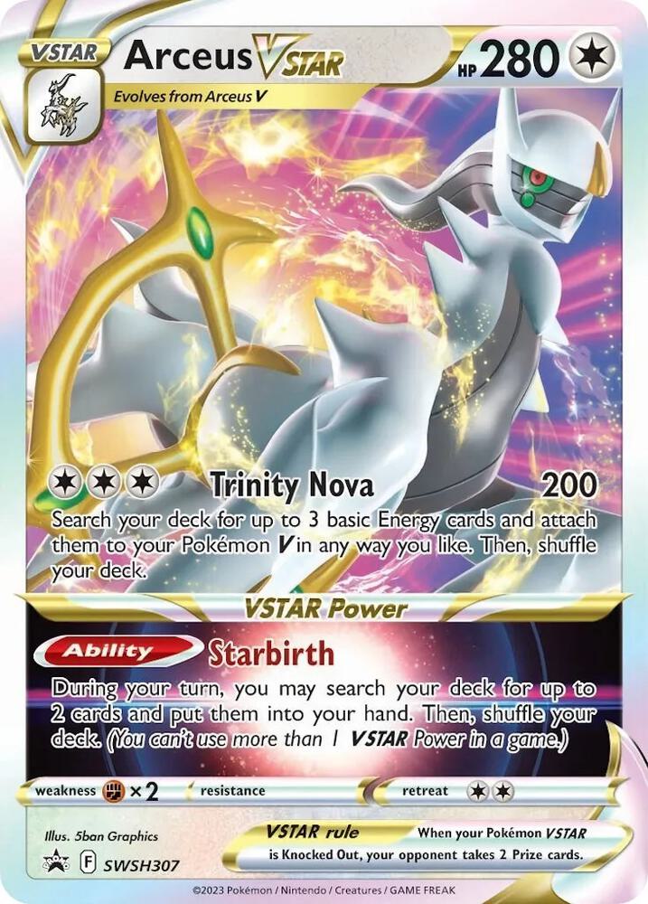 #307 Sword & Shield Promos- Arceus Vstar