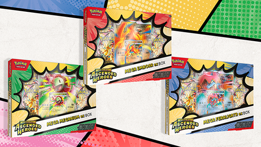 Ascended Heroes Mega Meganium/ Feraligtr/ Emboar Ex Box