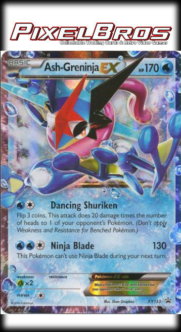 XY133 XY Promos- Ash Greninja EX (LP)