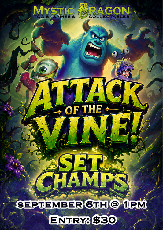 Attack of the Vine! Set Champs! September 6, 2026 @ 1PM