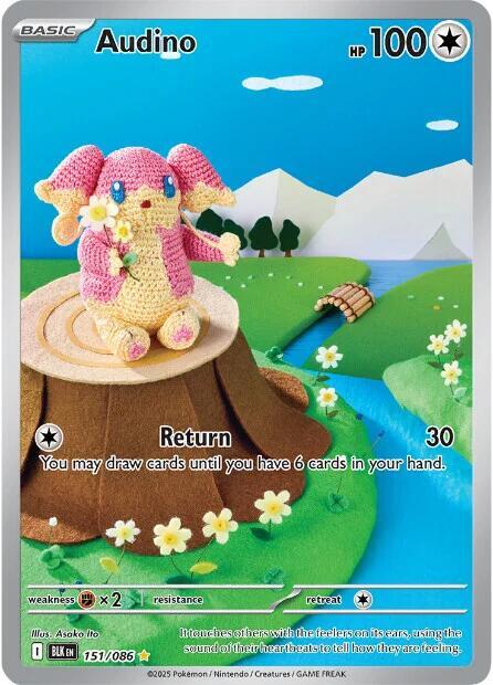 #151 Black bolt- Audino